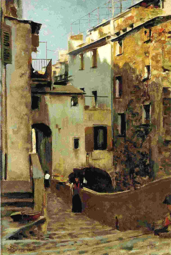 Interno del paese di Riomaggiore